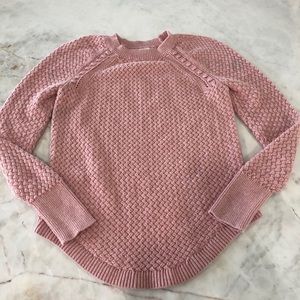 NWOT loft Pink sweater